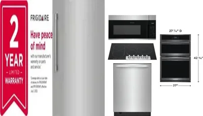 6 Piece Package Includes Refrigerator, Freezer, Cooktop, Wall Oven, Microwave And Dishwasher