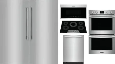 6 Piece Package Includes Refrigerator, Freezer, Cooktop, Wall Oven, Microwave And Dishwasher