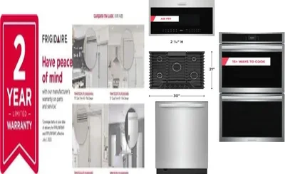 6 Piece Package Includes Refrigerator, Freezer, Cooktop, Wall Oven, Microwave And Dishwasher