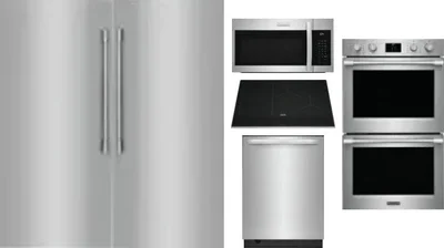 6 Piece Package Includes Refrigerator, Freezer, Cooktop, Wall Oven, Microwave And Dishwasher