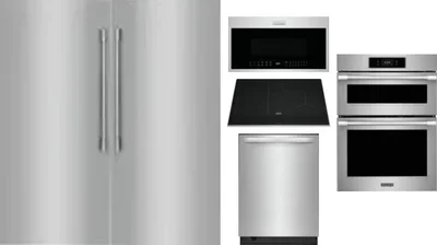 6 Piece Package Includes Refrigerator, Freezer, Cooktop, Wall Oven, Microwave And Dishwasher