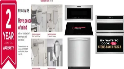 6 Piece Package Includes Refrigerator, Freezer, Cooktop, Wall Oven, Microwave And Dishwasher