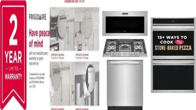 6 Piece Package Includes Refrigerator, Freezer, Cooktop, Wall Oven, Microwave And Dishwasher