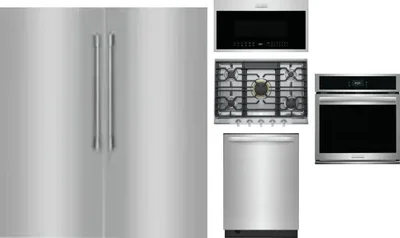 6 Piece Package Includes Refrigerator, Freezer, Cooktop, Wall Oven, Microwave And Dishwasher