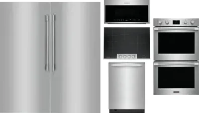 6 Piece Package Includes Refrigerator, Freezer, Cooktop, Wall Oven, Microwave And Dishwasher
