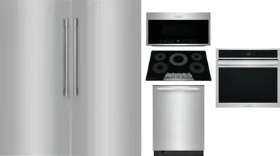 6 Piece Package Includes Refrigerator, Freezer, Cooktop, Wall Oven, Microwave And Dishwasher