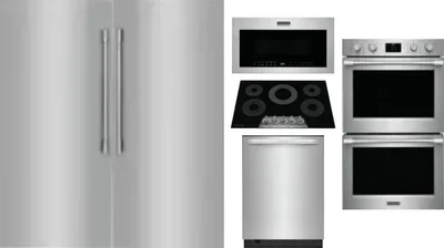 6 Piece Package Includes Refrigerator, Freezer, Cooktop, Wall Oven, Microwave And Dishwasher