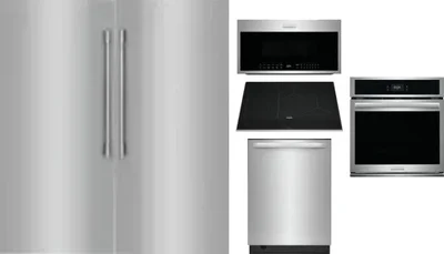 6 Piece Package Includes Refrigerator, Freezer, Cooktop, Wall Oven, Microwave And Dishwasher