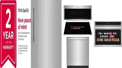 6 Piece Package Includes Refrigerator, Freezer, Cooktop, Wall Oven, Microwave And Dishwasher