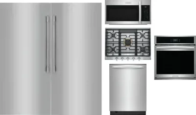 6 Piece Package Includes Refrigerator, Freezer, Cooktop, Wall Oven, Microwave And Dishwasher