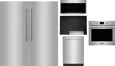 6 Piece Package Includes Refrigerator, Freezer, Cooktop, Wall Oven, Microwave And Dishwasher