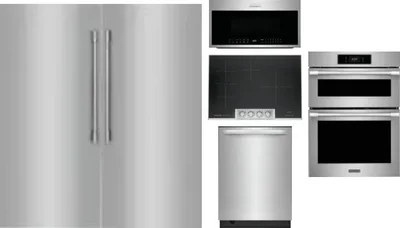 6 Piece Package Includes Refrigerator, Freezer, Cooktop, Wall Oven, Microwave And Dishwasher