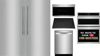 6 Piece Package Includes Refrigerator, Freezer, Cooktop, Wall Oven, Microwave And Dishwasher