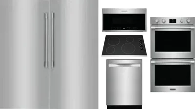 6 Piece Package Includes Refrigerator, Freezer, Cooktop, Wall Oven, Microwave And Dishwasher