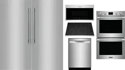 6 Piece Package Includes Refrigerator, Freezer, Cooktop, Wall Oven, Microwave And Dishwasher