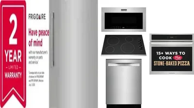 6 Piece Package Includes Refrigerator, Freezer, Cooktop, Wall Oven, Microwave And Dishwasher