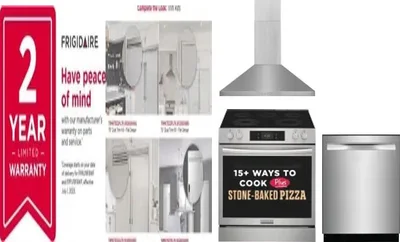 5 Piece Package Includes Refrigerator, Freezer, Range, Hood And Dishwasher