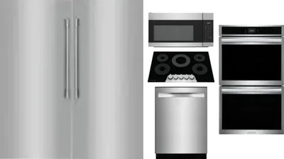 6 Piece Package Includes Refrigerator, Freezer, Cooktop, Wall Oven, Microwave And Dishwasher