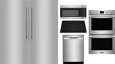 6 Piece Package Includes Refrigerator, Freezer, Cooktop, Wall Oven, Microwave And Dishwasher
