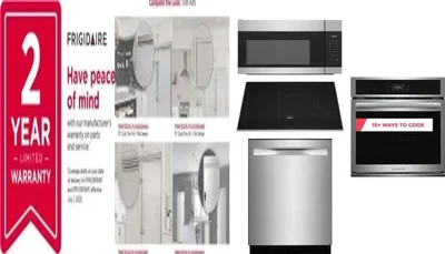 6 Piece Package Includes Refrigerator, Freezer, Cooktop, Wall Oven, Microwave And Dishwasher