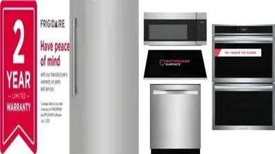 6 Piece Package Includes Refrigerator, Freezer, Cooktop, Wall Oven, Microwave And Dishwasher