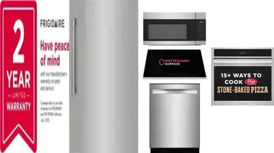 6 Piece Package Includes Refrigerator, Freezer, Cooktop, Wall Oven, Microwave And Dishwasher