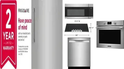 6 Piece Package Includes Refrigerator, Freezer, Cooktop, Wall Oven, Microwave And Dishwasher