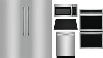 6 Piece Package Includes Refrigerator, Freezer, Cooktop, Wall Oven, Microwave And Dishwasher