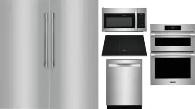 6 Piece Package Includes Refrigerator, Freezer, Cooktop, Wall Oven, Microwave And Dishwasher
