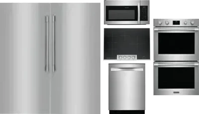 6 Piece Package Includes Refrigerator, Freezer, Cooktop, Wall Oven, Microwave And Dishwasher