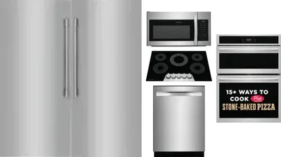 6 Piece Package Includes Refrigerator, Freezer, Cooktop, Wall Oven, Microwave And Dishwasher