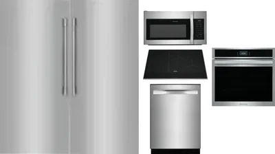 6 Piece Package Includes Refrigerator, Freezer, Cooktop, Wall Oven, Microwave And Dishwasher
