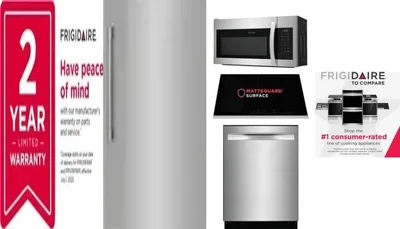6 Piece Package Includes Refrigerator, Freezer, Cooktop, Wall Oven, Microwave And Dishwasher
