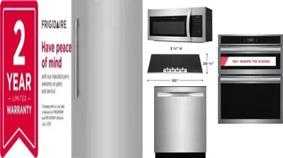 6 Piece Package Includes Refrigerator, Freezer, Cooktop, Wall Oven, Microwave And Dishwasher