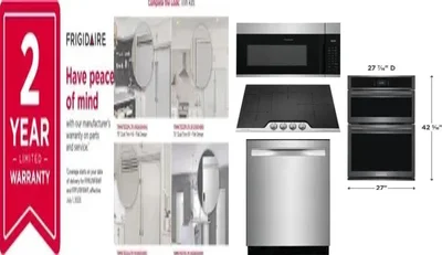 6 Piece Package Includes Refrigerator, Freezer, Cooktop, Wall Oven, Microwave And Dishwasher