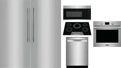 6 Piece Package Includes Refrigerator, Freezer, Cooktop, Wall Oven, Microwave And Dishwasher