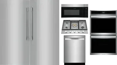 6 Piece Package Includes Refrigerator, Freezer, Cooktop, Wall Oven, Microwave And Dishwasher