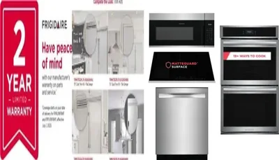 6 Piece Package Includes Refrigerator, Freezer, Cooktop, Wall Oven, Microwave And Dishwasher