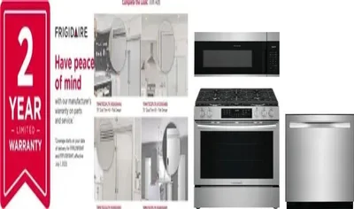 5 Piece Package Includes Refrigerator, Freezer, Range, Microwave And Dishwasher