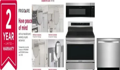 5 Piece Package Includes Refrigerator, Freezer, Range, Microwave And Dishwasher