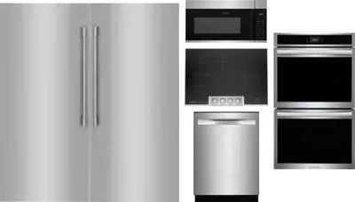6 Piece Package Includes Refrigerator, Freezer, Cooktop, Wall Oven, Microwave And Dishwasher