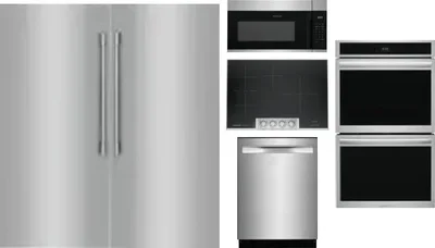 6 Piece Package Includes Refrigerator, Freezer, Cooktop, Wall Oven, Microwave And Dishwasher