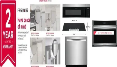 6 Piece Package Includes Refrigerator, Freezer, Cooktop, Wall Oven, Microwave And Dishwasher