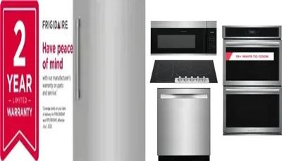 6 Piece Package Includes Refrigerator, Freezer, Cooktop, Wall Oven, Microwave And Dishwasher