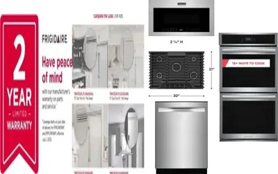 6 Piece Package Includes Refrigerator, Freezer, Cooktop, Wall Oven, Microwave And Dishwasher