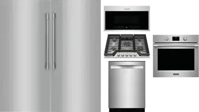 6 Piece Package Includes Refrigerator, Freezer, Cooktop, Wall Oven, Microwave And Dishwasher