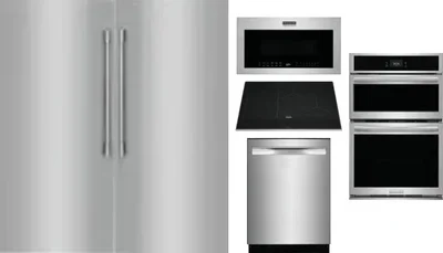 6 Piece Package Includes Refrigerator, Freezer, Cooktop, Wall Oven, Microwave And Dishwasher