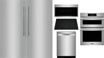 6 Piece Package Includes Refrigerator, Freezer, Cooktop, Wall Oven, Microwave And Dishwasher