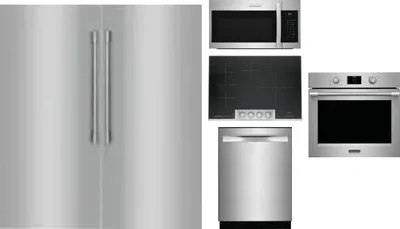 6 Piece Package Includes Refrigerator, Freezer, Cooktop, Wall Oven, Microwave And Dishwasher