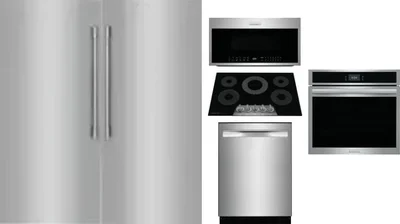 6 Piece Package Includes Refrigerator, Freezer, Cooktop, Wall Oven, Microwave And Dishwasher